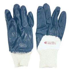   kesztyű 10-es méret HARRIER, olajálló, kék; mártott, nitril