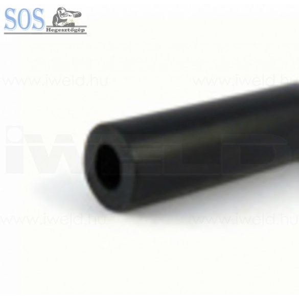 TBi gáztömlő fekete PVC 4,5x1,5mm