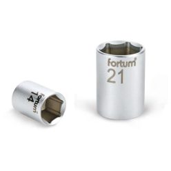   dugófej, 1/2", 30mm, 61CrV5, mattkróm; 44mm hosszú FORTUM