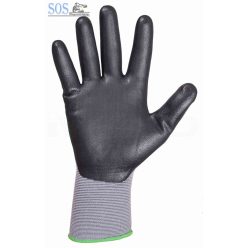   Panther Lycra/nylon, nitril tenyér mártott védőkesztyű, 9-es