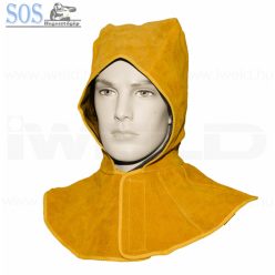 Hegesztő bőrkámzsa nyitott,"KEVLAR"