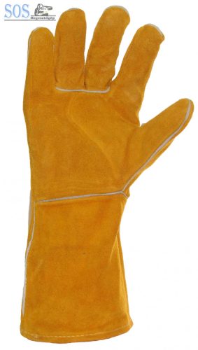 Hegesztő védőkesztyű, bélelt, KEVLAR 14" (WEGK-1410-YL)