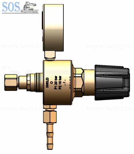 IWELD DYNALINE Ox. hál. nyomáscsökkentő 10bar