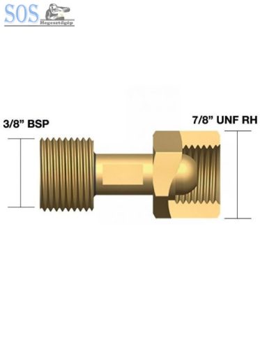 "3/8""-1/4"" gázcsonk átalakító"