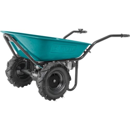 akkus talicska, 40V, Li-ion, 2 kerekes, differenciál mű, 1 akku, 1 töltő, 6000 mAh, max.260 kg, kefementes motor