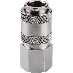   gyorscsatlakozó-hüvely, belső menettel, 1/2", nikkelezett réz, bliszteren