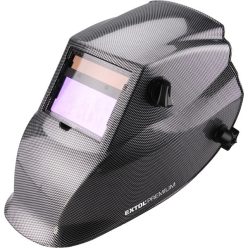   hegesztőpajzs, automatikus, önsötétedő, állítható érzékenység+sötétítés, carbon design
