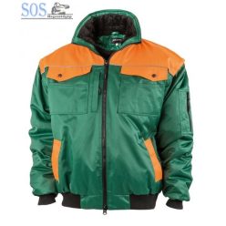 Albatros Allround 4in1 pilóta dzseki zöld/narancs