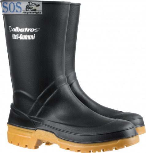 Albatros Guardian Mid Black nitril gumicsizma