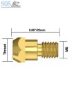 Közdarab M6 260A (5db/cs)