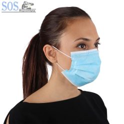 Szájmaszk, 3 rétegű, higiéniai (50db)