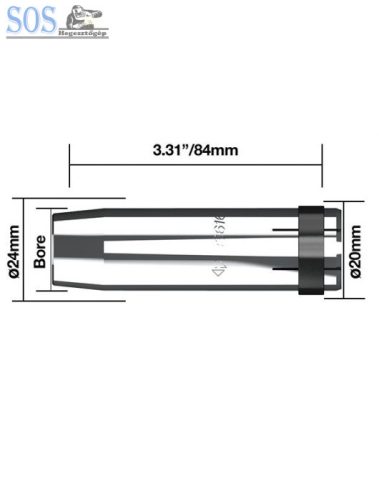 Kúpalakú gázterelő O 16 mm 340A (10db/cs)