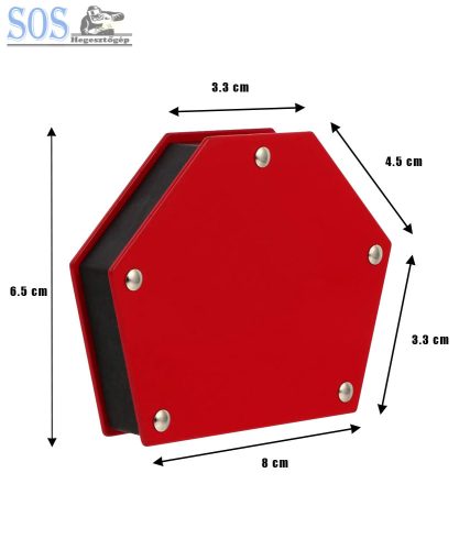 Mágneses multi szögbeállító 12kg 30°-45°-60°-75°-90°