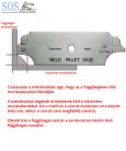 WV-28 sarokvarrat ellenőrző idomszer 7 lemezes készlet 3.2-25.4mm (1/8-1")