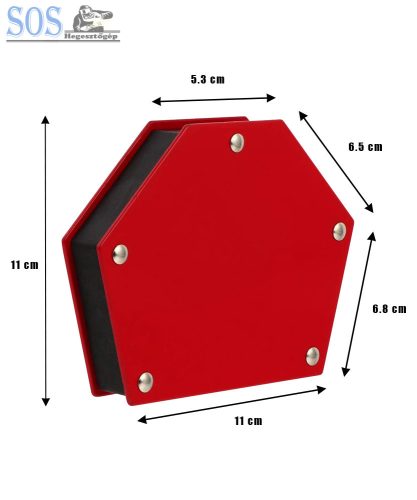 Mágneses multi szögbeállító 35kg 30°-45°-60°-75°-90°