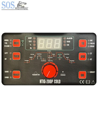 ALFAWELD HTIG-200P COLD DC AWI inverteres hegesztő és varrattisztító gép tartozékokkal