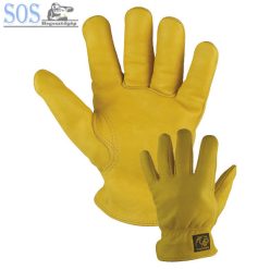   Panther sofőrkesztyű, bélelt, finom ujjhegyek, sárga borjúbőr