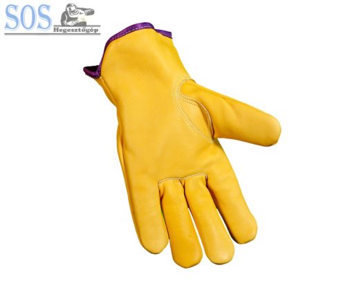 Panther sofőr kesztyű lila/sárga 10-es