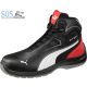 Puma Touring Black Mid S3 ESD SRC munkavédelmi bakancs