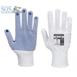 A110 - Nylon kesztyű PVC pontozott