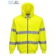 B305 - Hi-Vis zipzáros pulóver