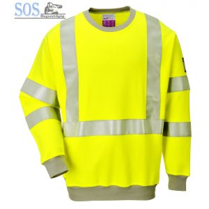 FR72 - Lángálló, antisztatikus, Hi-Vis pulóver