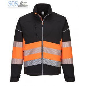 PW375 - PW3 Hi-Vis Class 1 Softshell kabát