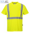 S190 - HiVis póló zsebbel