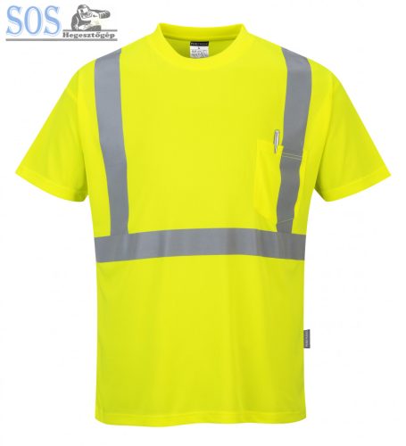 S190 - HiVis póló zsebbel