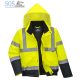 S266 - Hi-Vis kéttónusú bomber kabát