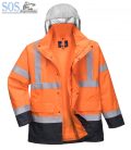 S471 - HiVis 4 az 1-ben Contrast Traffic kabát