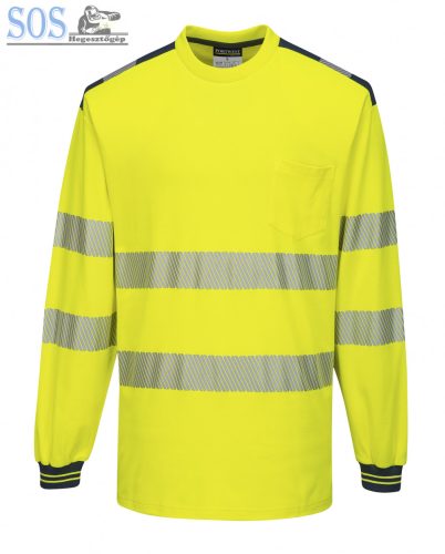 T185 - PW3 Hi-Vis hosszú ujjú póló