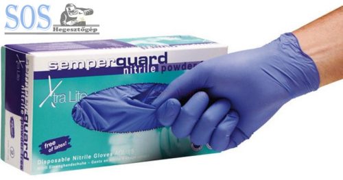 Semperguard XTRA LITE egyszerhasználatos púdermentes nitril kesztyű 180db/doboz