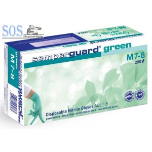 Semperguard Green egyszerhasználatos nitril védőkesztyű