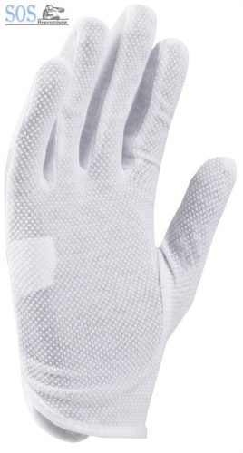 BUDDY - Tenyéren pöttyözött pamut kesztyű