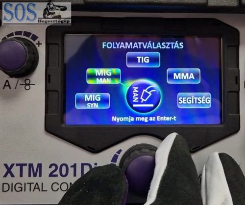 PARWELD XTM201Di digitális multi hegesztőinverter