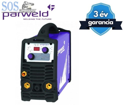 Parweld 200A-os digitális, impulzus HF-AWI inverteres hegesztőgép