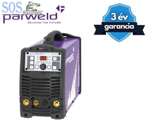 Parweld 250A-os digitális, impulzus HF-AWI inverteres hegesztőgép