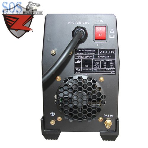 ZELDA CUT-40  inverteres plazmavágógép + PT31 plazmavágó pisztoly 