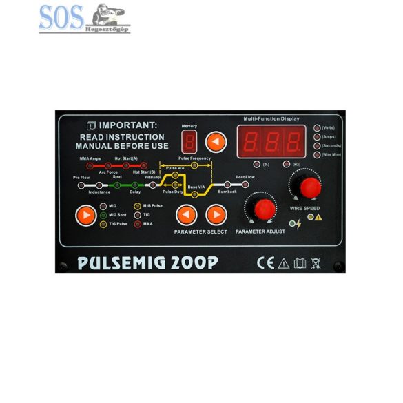 Pulse MIG 200P inverteres hegesztőgép