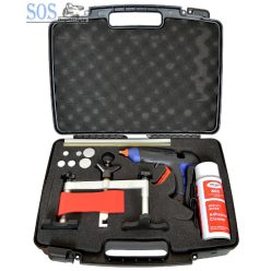 Horpadás-javító készlet ragasztópisztollyal