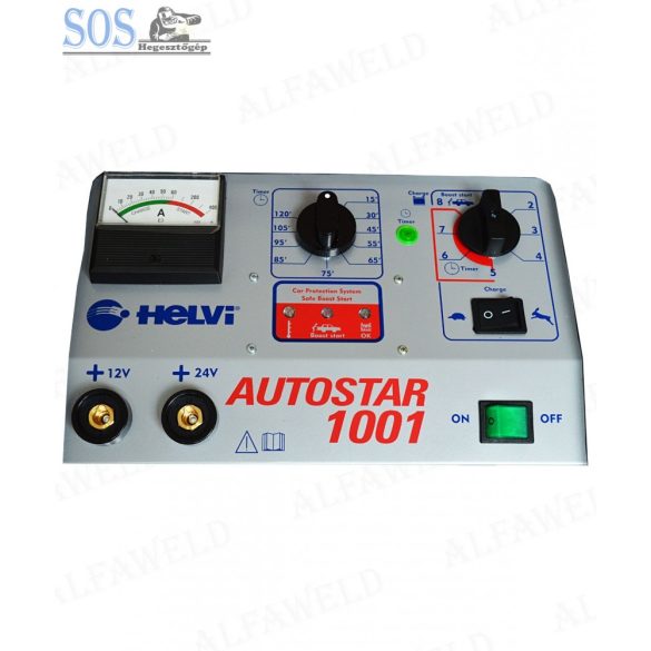 HELVI Starter AUTOSTAR 1001 akkumulátor töltő és indító